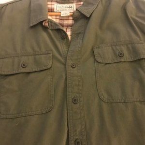 LL Bean Flannel Shirt Jacket